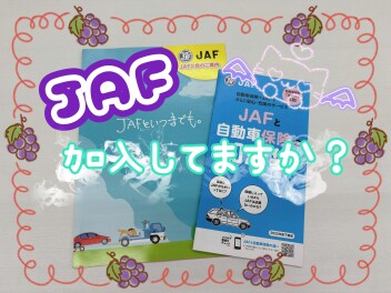 ＪＡＦ加入してますか？